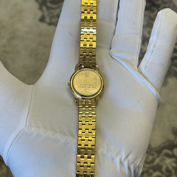 Jules Jurgensen Ref 7546 Women’s Quarz Gold Toned Diamond Watch - Picture 9 of 9